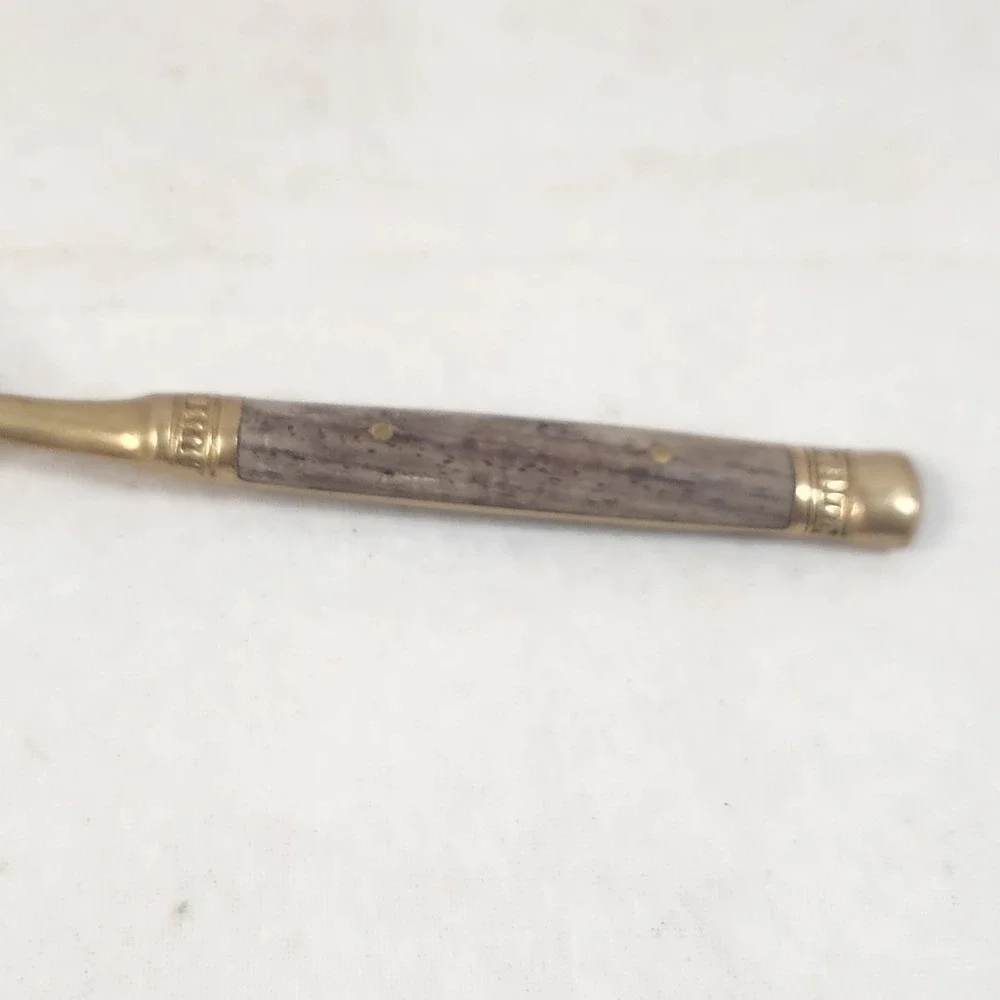 Pottery Barn antique bronze rosewood flatware Soup Spoon thailand
